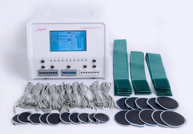 Аппарат физиотерапевтический для прессотерапии, ИК-прогрева, миостимуляции PressoPro 4