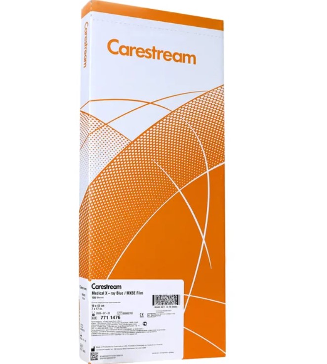 Пленка медицинская рентгеновская Carestream HEALT-MXG FILM 18х24 см 100 л, США