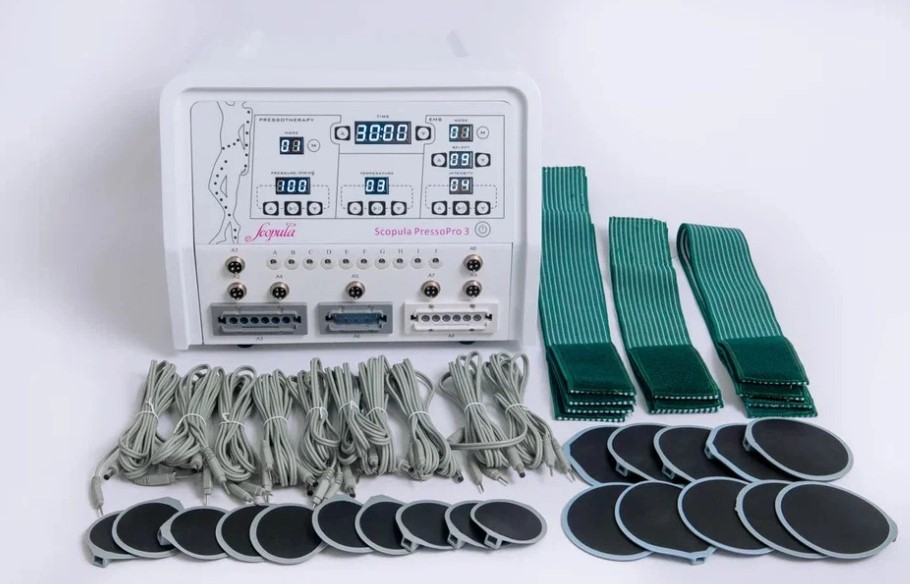 Аппарат физиотерапевтический для прессотерапии, ИК-прогрева, миостимуляции PressoPro 3