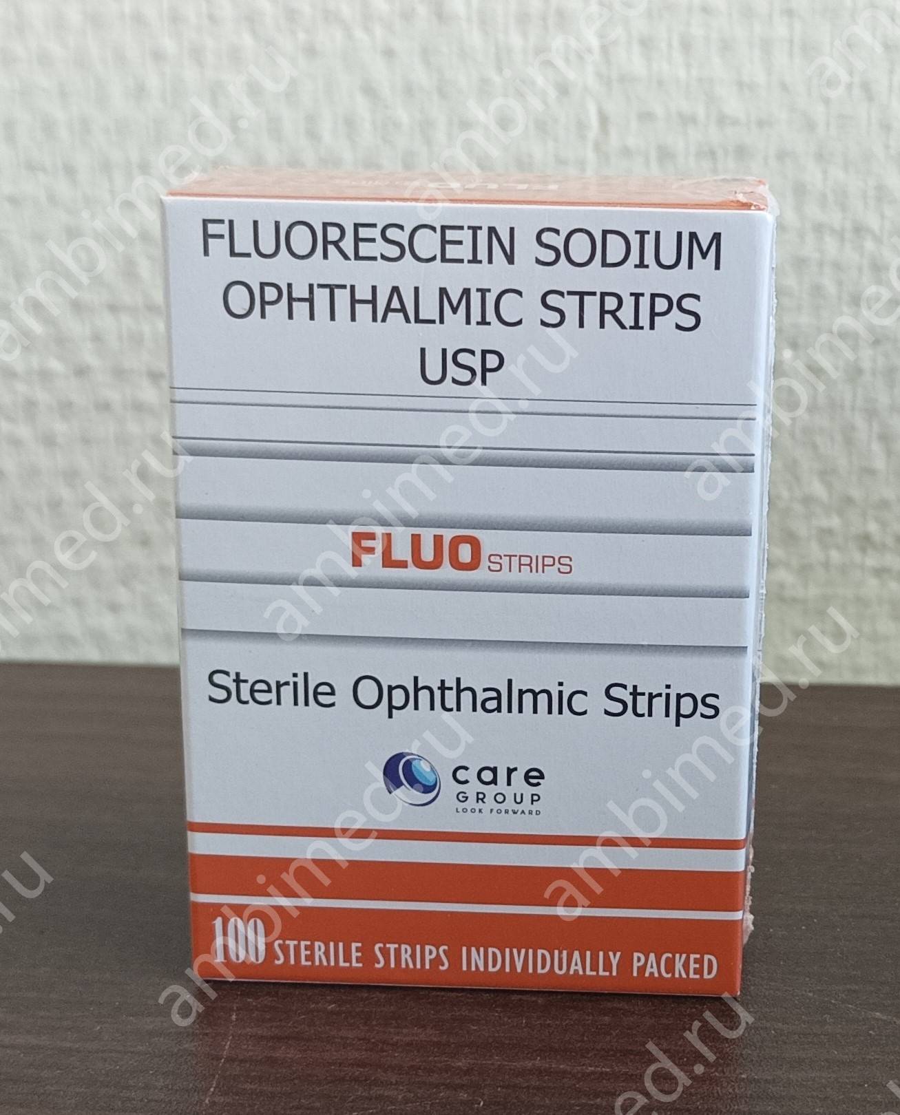 fluostrips тест-полоски с флюоресцеином contacare, индия фото