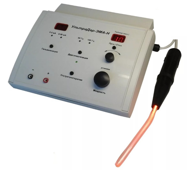 «Аппарат для лечения токами надтональной частоты, местной дарсонвализации, гальванизации и проведения электрофореза»УльтраДар-Эма-Н»