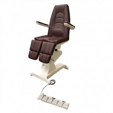 Кресло процедурное ФП-3 с газлифтами на подножках, педаль управления, 3 электропривода