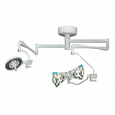 Хирургический потолочный двухблочный светильник АКСИМА-СД-160/100, Россия
