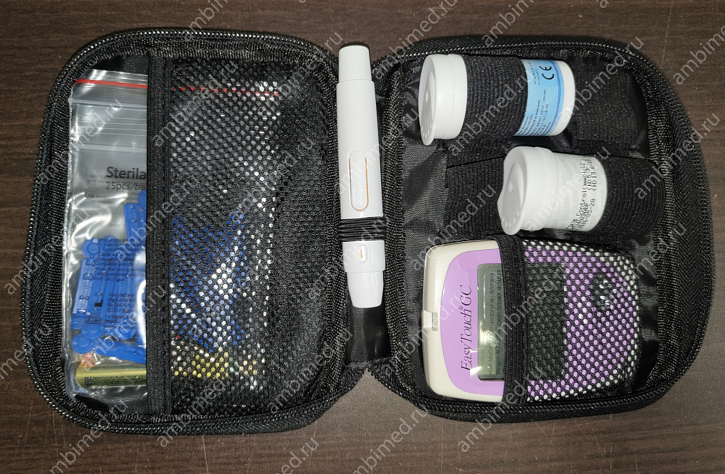 прибор для измерения глюкозы и холестерина изитач (easy touch gc), тайвань фото